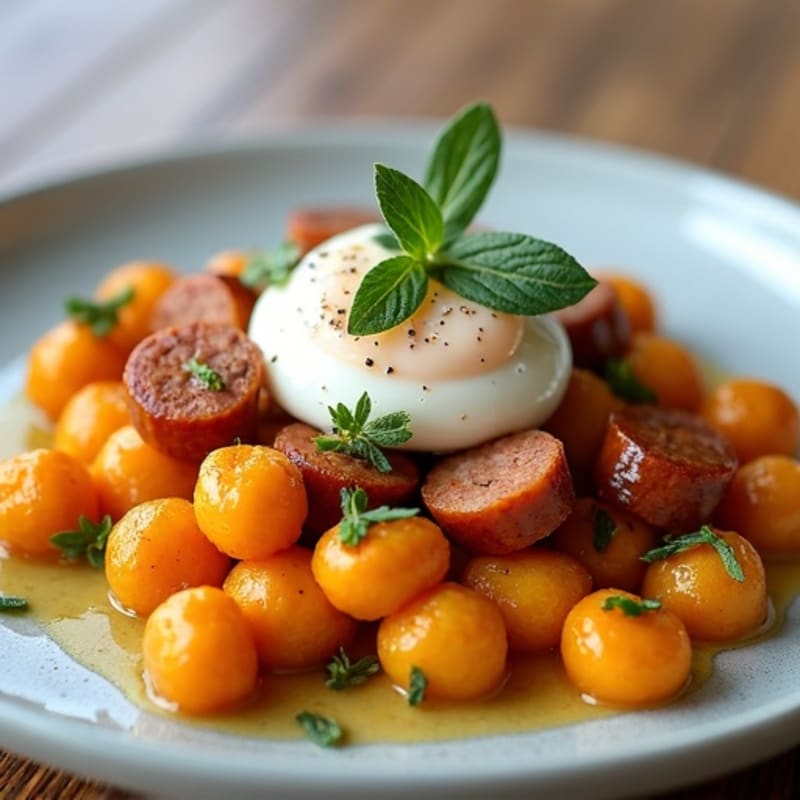 Herb-Roasted Sweet Potato Gnocchi with Sage Brown Butter