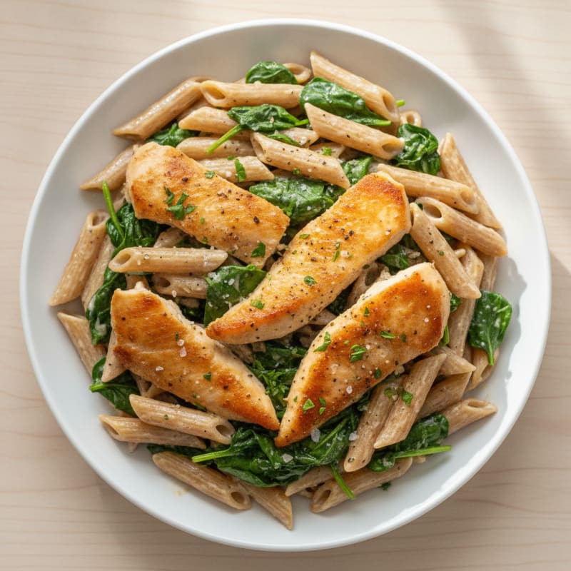Creamy Garlic Herb Chicken Pasta