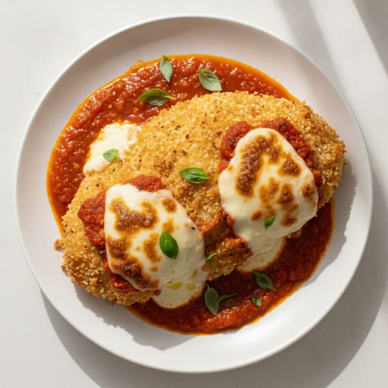Baked Chicken Parmesan with Marinara