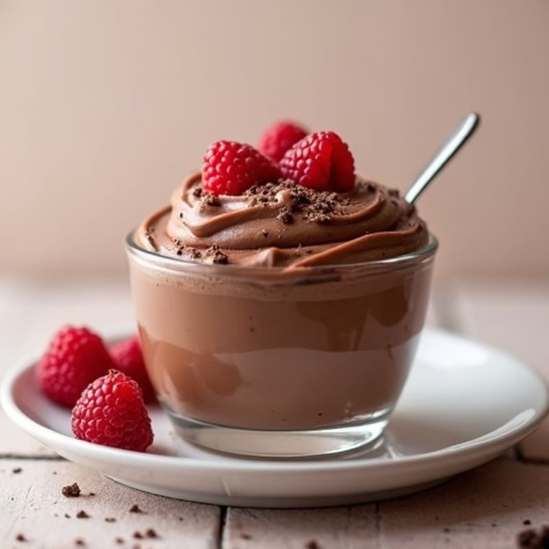 Silky Chocolate Protein Pudding with Greek Yogurt