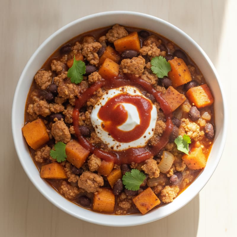 Sweet Potato and Black Bean Chili