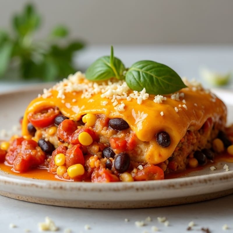 Healthy Baked Chicken Enchilada Casserole