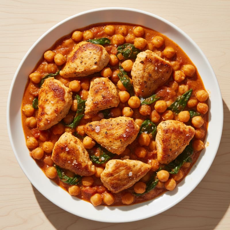 Smoky Spiced Chickpea and Tomato Curry