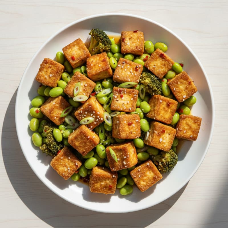 Garlic-Ginger Tofu Stir-Fry