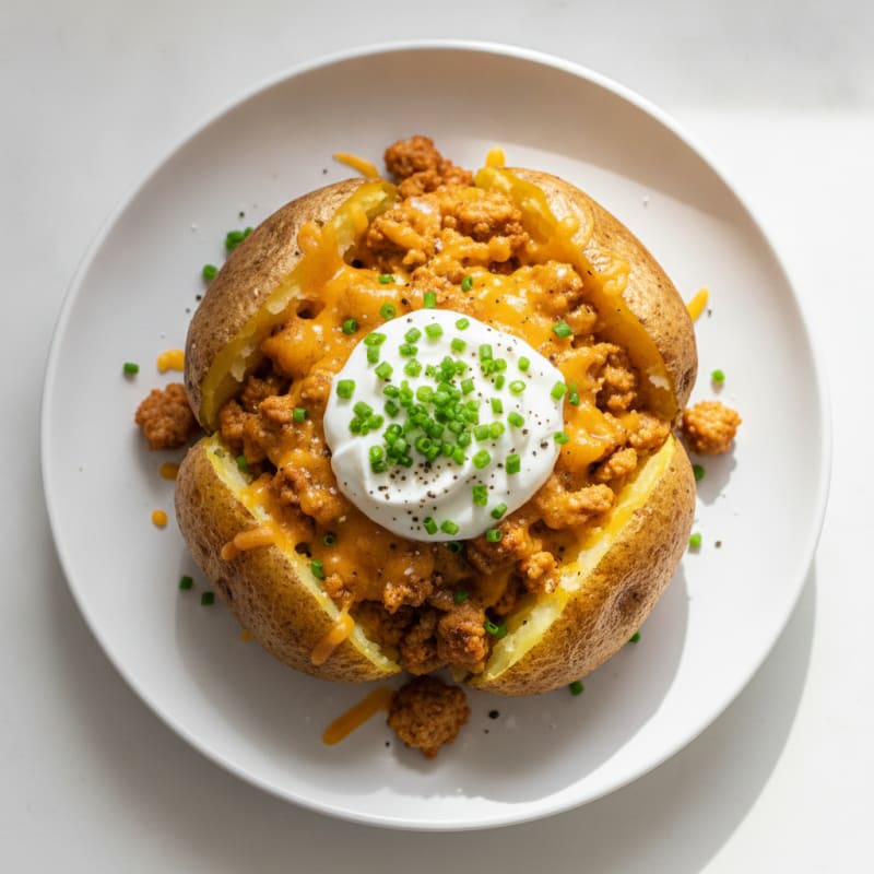 High-Protein Loaded Baked Potato