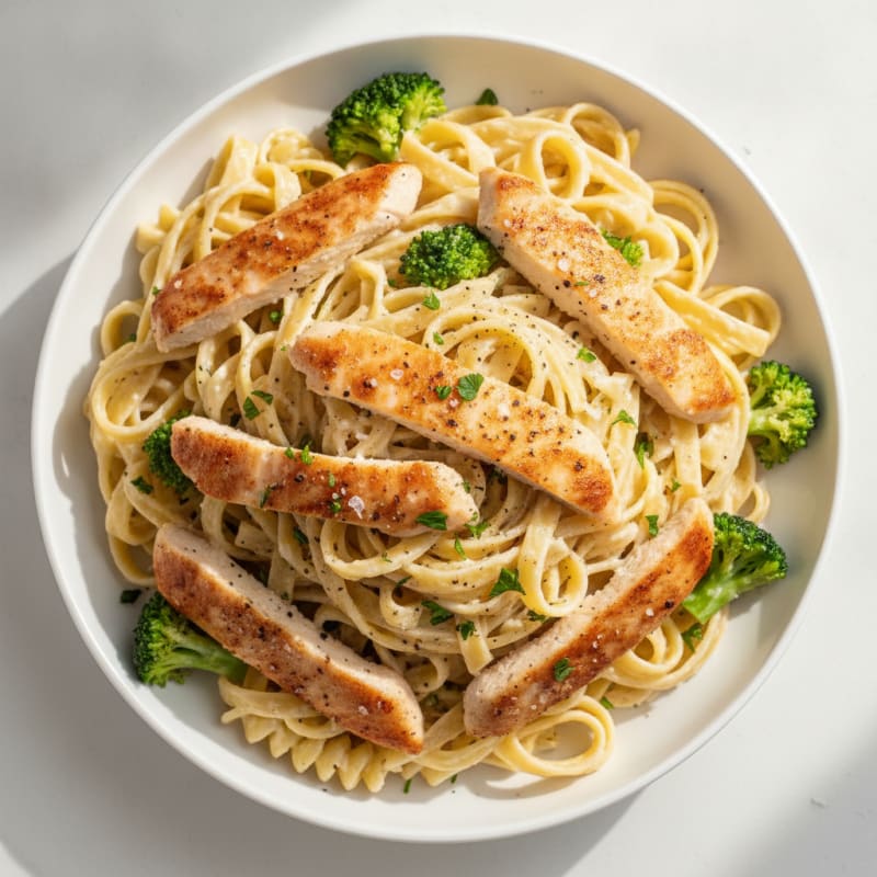 Chicken Alfredo Fettuccine Pasta