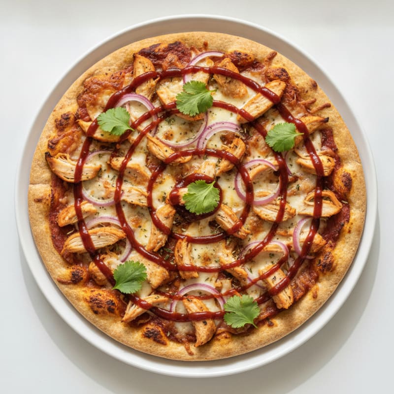 High-Protein BBQ Chicken Pizza