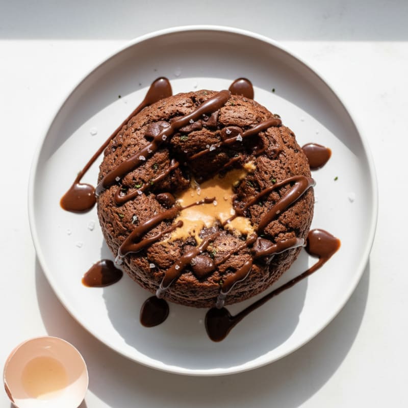 Creamy Chocolate Protein Mug Cake