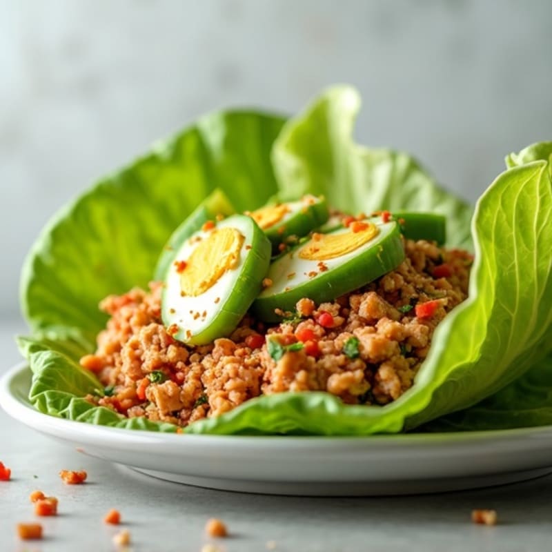 Spicy Tuna Lettuce Wraps