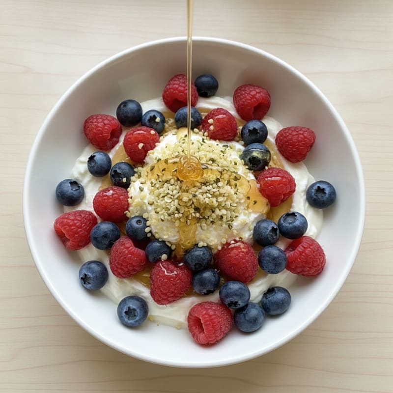 Greek Yogurt Protein Parfait with Fresh Fruit
