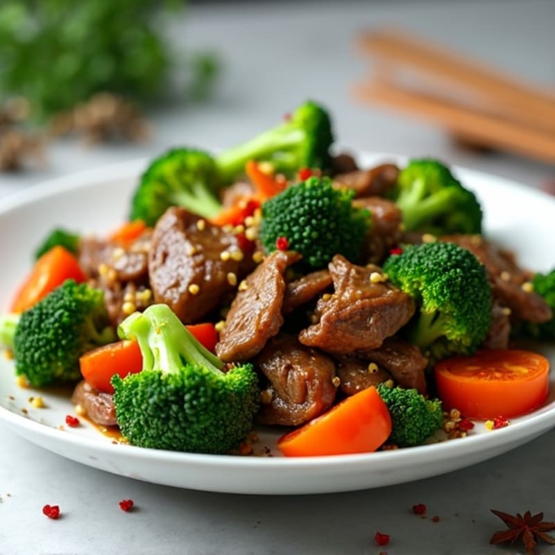 Garlic Ginger Beef and Broccoli Stir-Fry