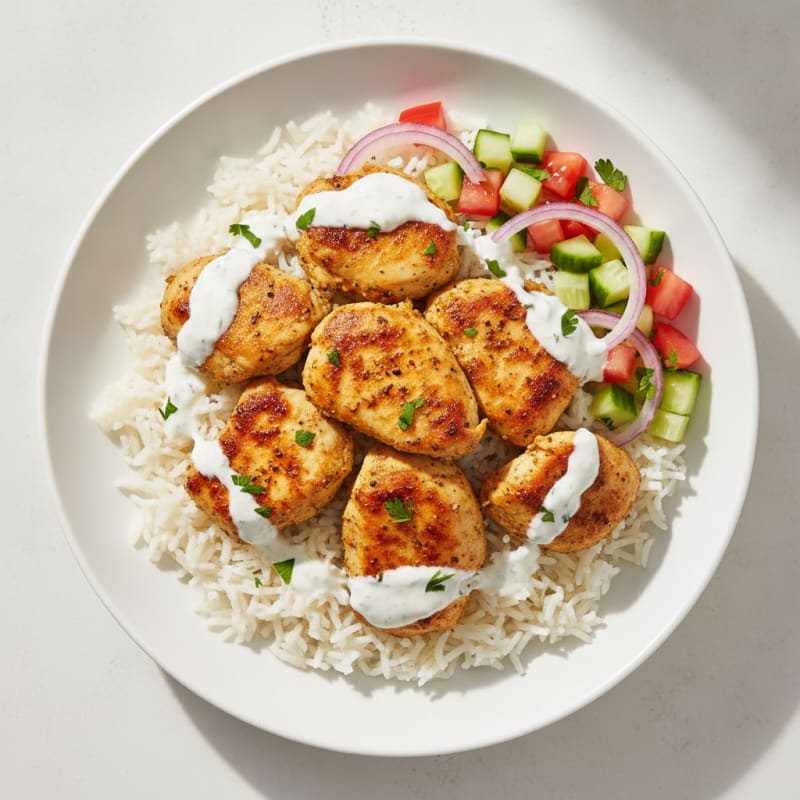 Chicken Shawarma Rice Bowl