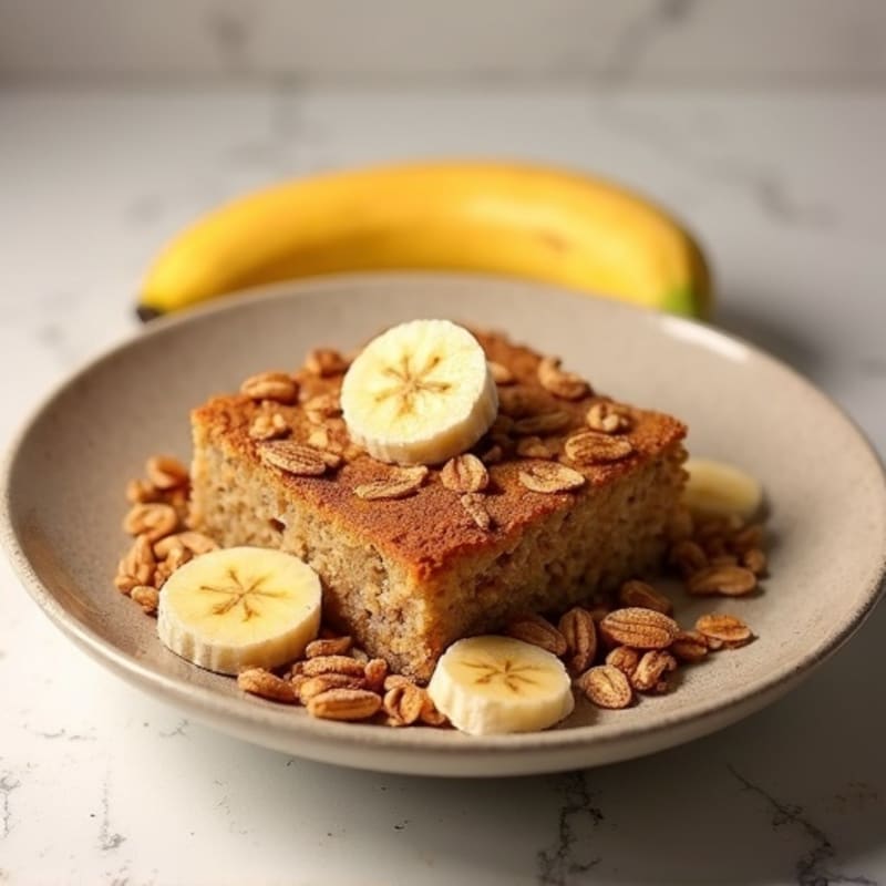 Spiced Banana Baked Oatmeal