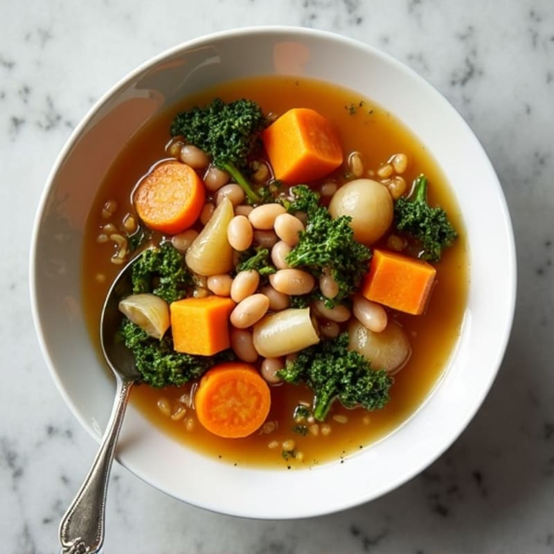 Hearty Root Vegetable and Bean Stew