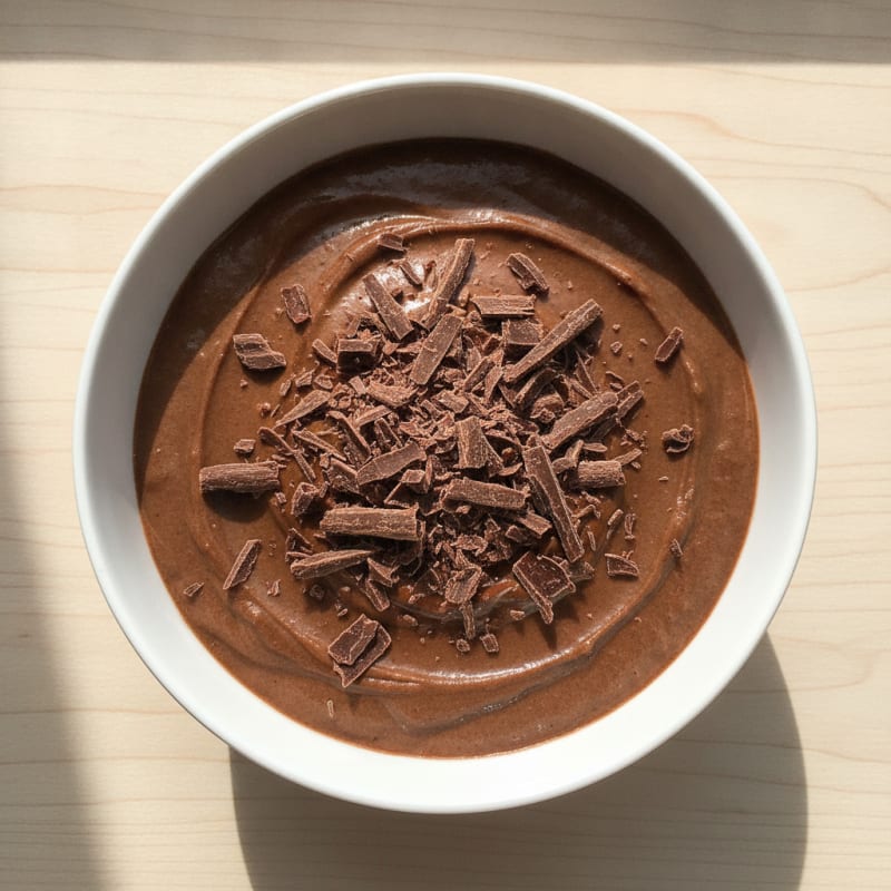 Silky Chocolate Protein Pudding