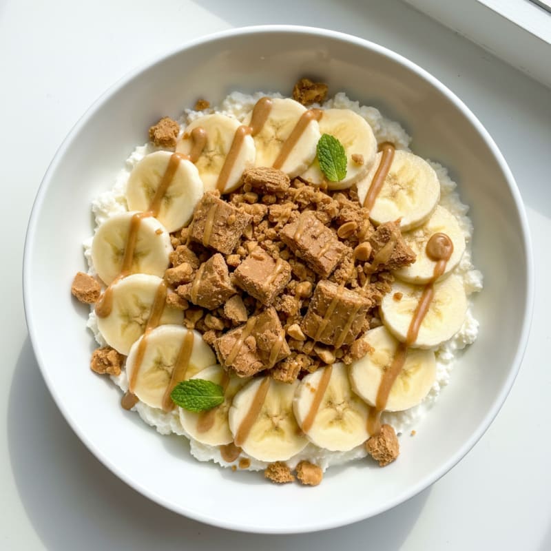 Greek Yogurt Protein Parfait with Perfect Bar Crumbles