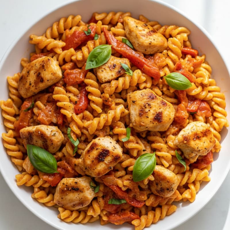 Creamy Roasted Red Pepper Pasta