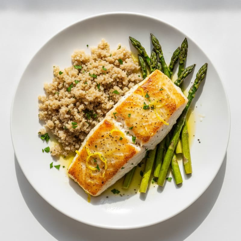 Lemon-Herb Baked Alaskan Cod
