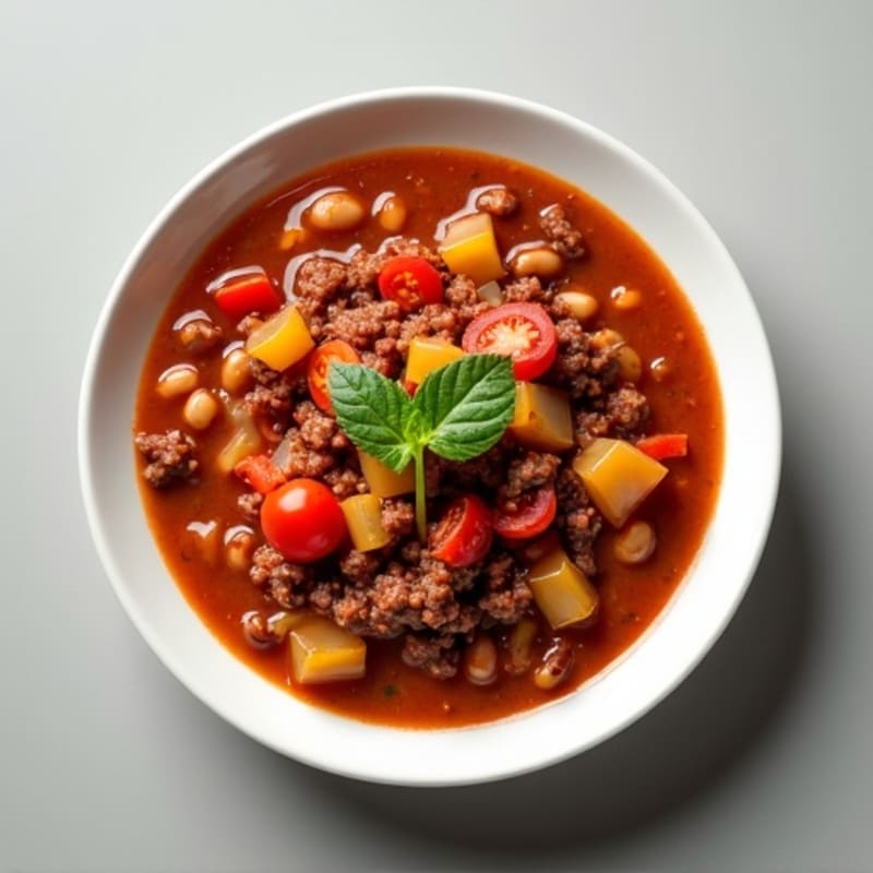 Hearty Lean Beef & Bean Chili