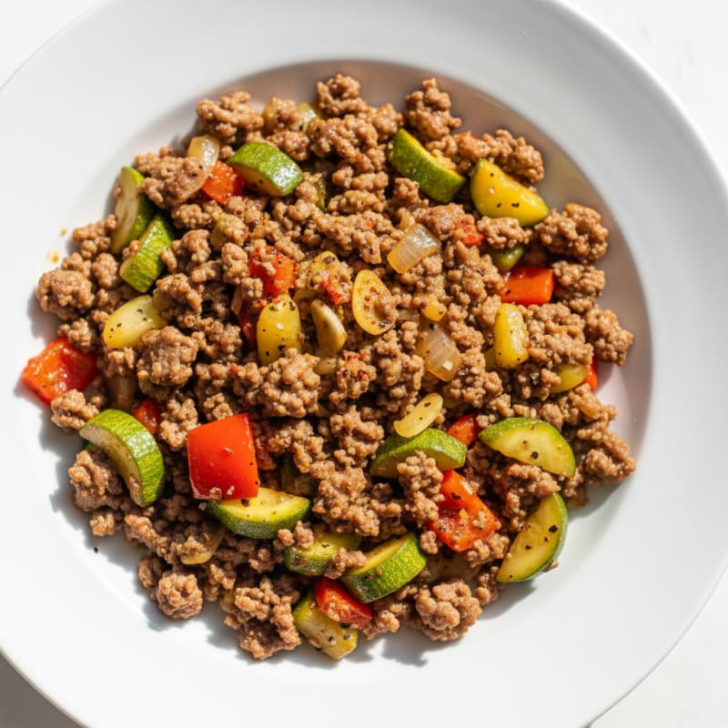 Savory Minced Beef and Vegetable Skillet