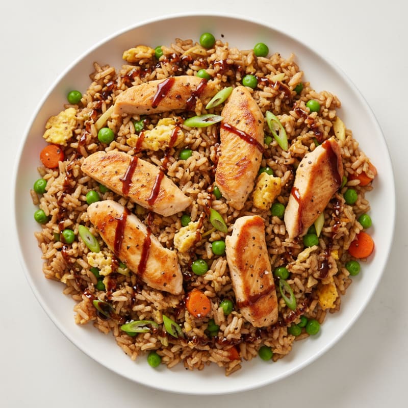 Savory Chicken and Vegetable Fried Rice