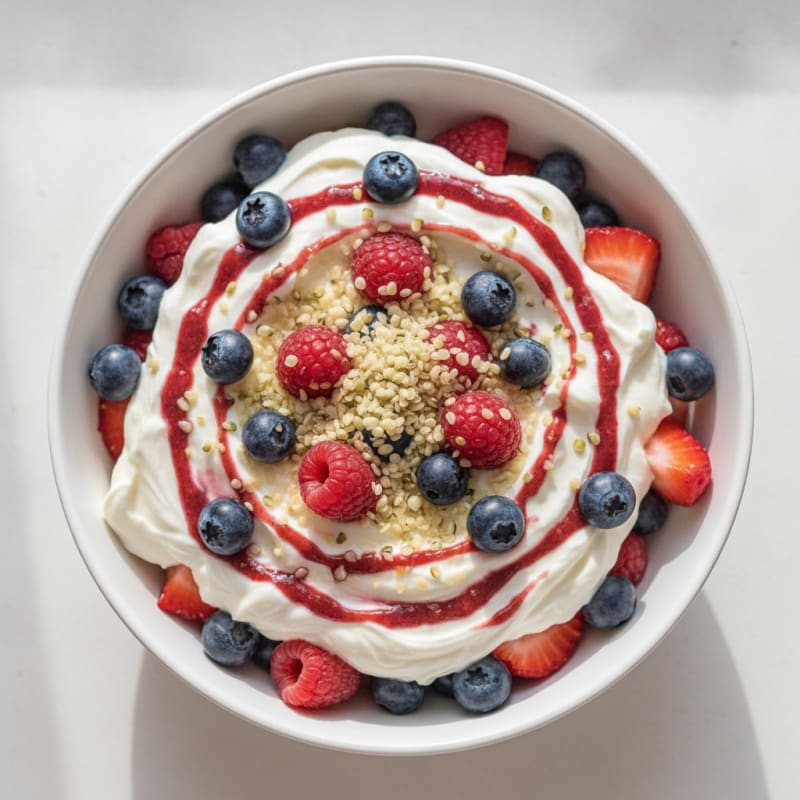 Creamy Greek Yogurt Protein Parfait with Berries