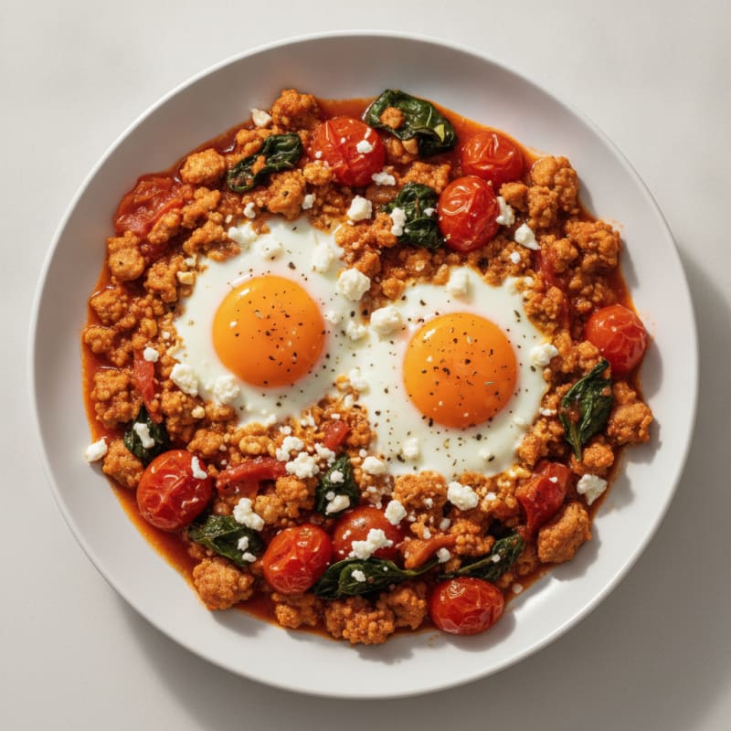 Baked Eggs with Roasted Tomatoes