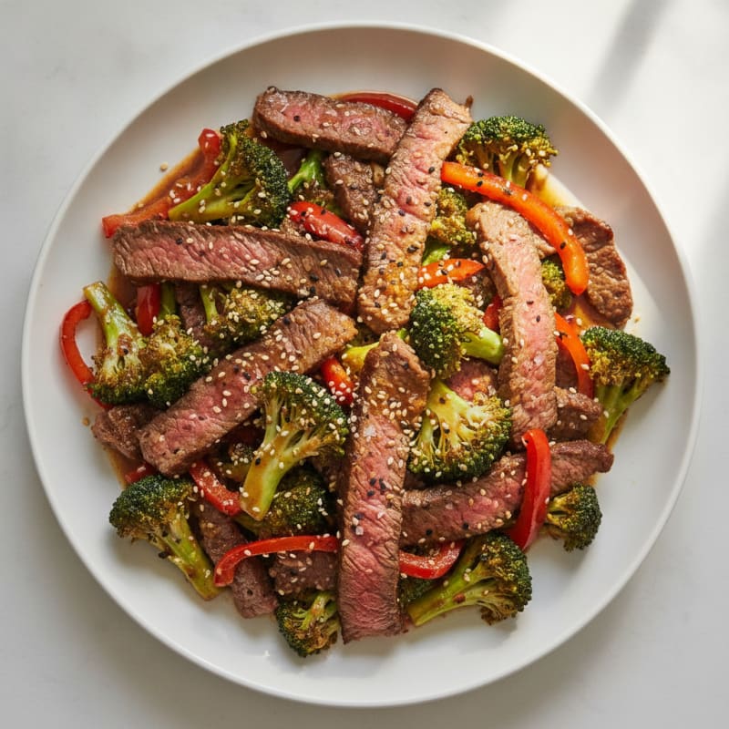 Sesame Beef and Broccoli Stir-Fry