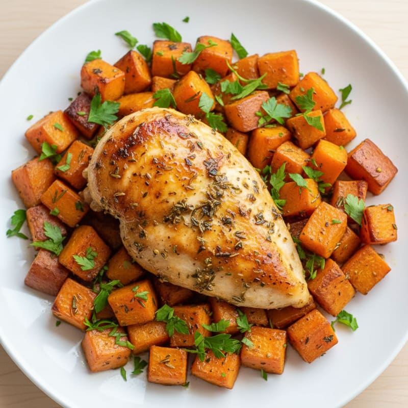 Herb-Roasted Chicken with Root Vegetables