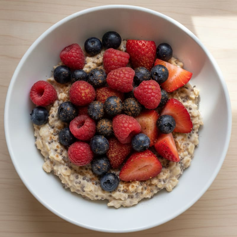Classic Overnight Oats with Berries
