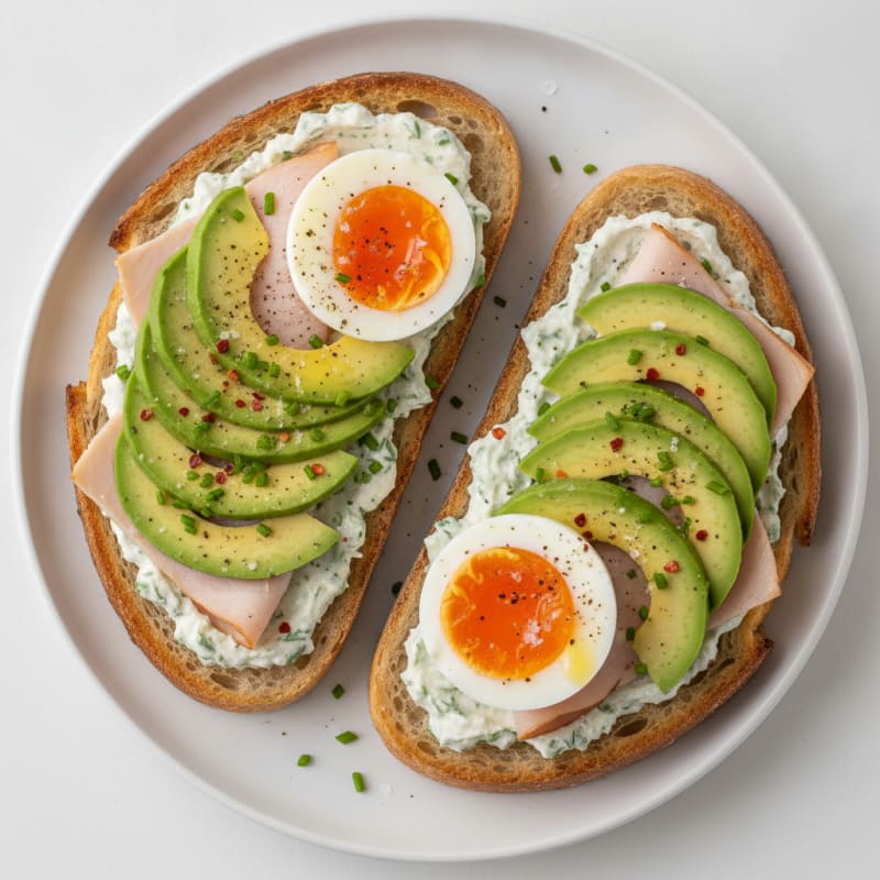 Avocado Toast with Jammy Eggs