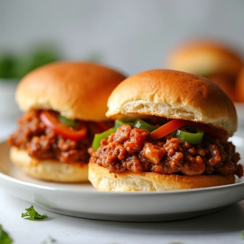 Healthy Lean Ground Beef Sloppy Joe Sliders
