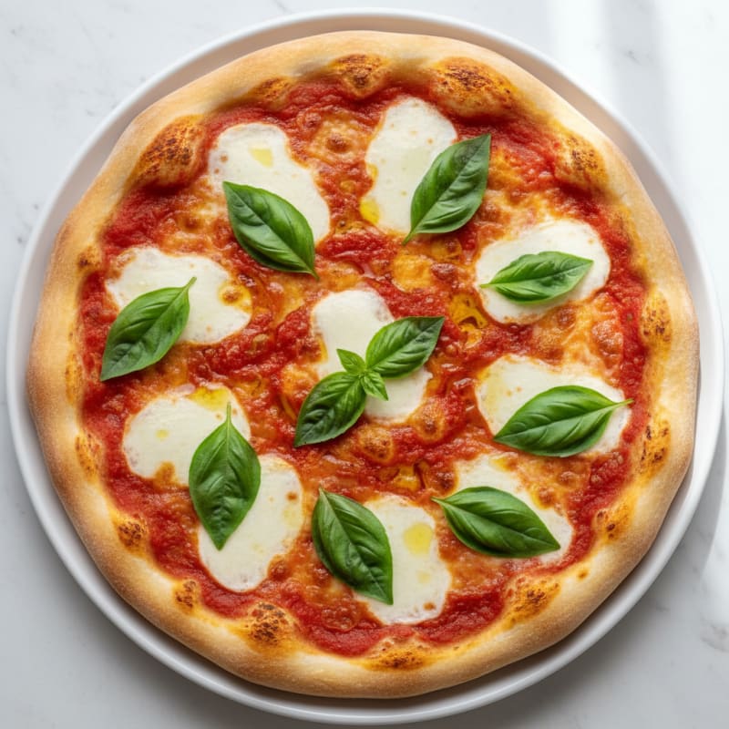 Classic Margherita Pizza with Fresh Basil
