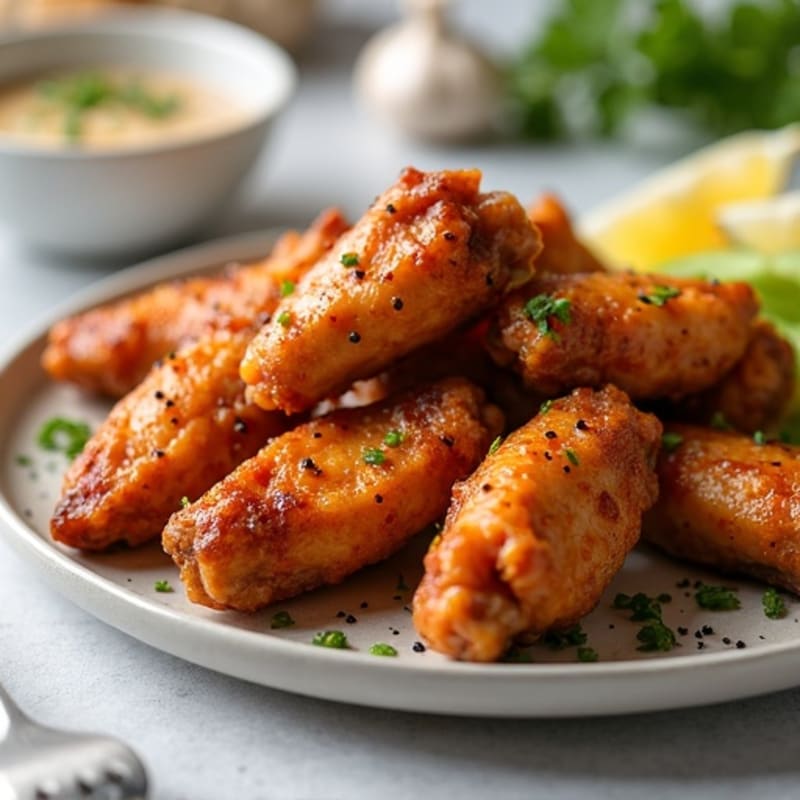 Crispy Baked Honey-Garlic Chicken Wings