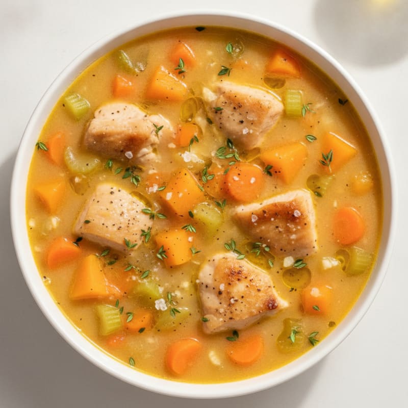 Chicken and Butternut Squash Soup