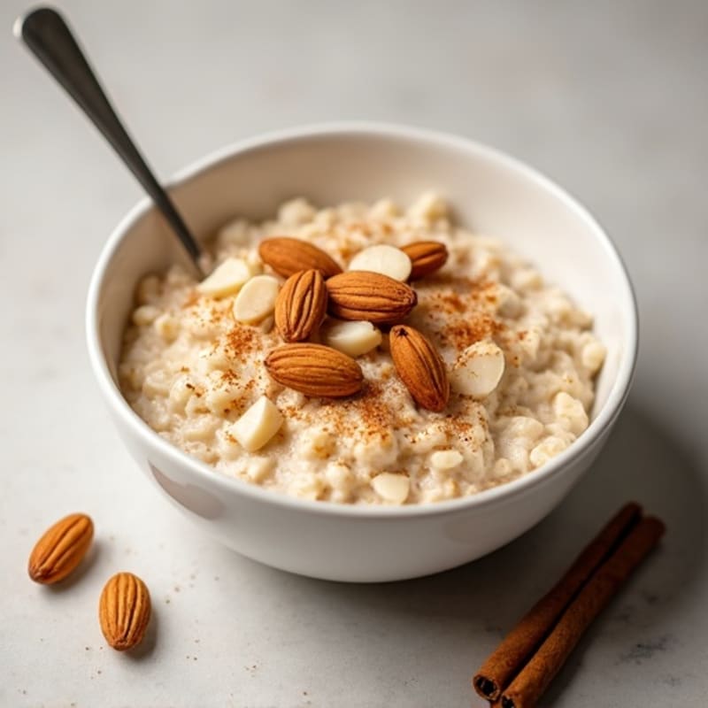 Protein-Packed Vanilla Almond Oatmeal Bowl