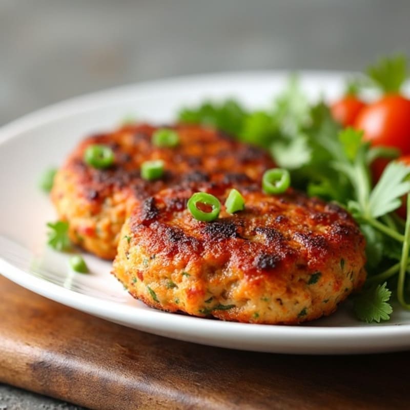 Spicy Jalapeño Lean Turkey Patties with Crispy Bacon