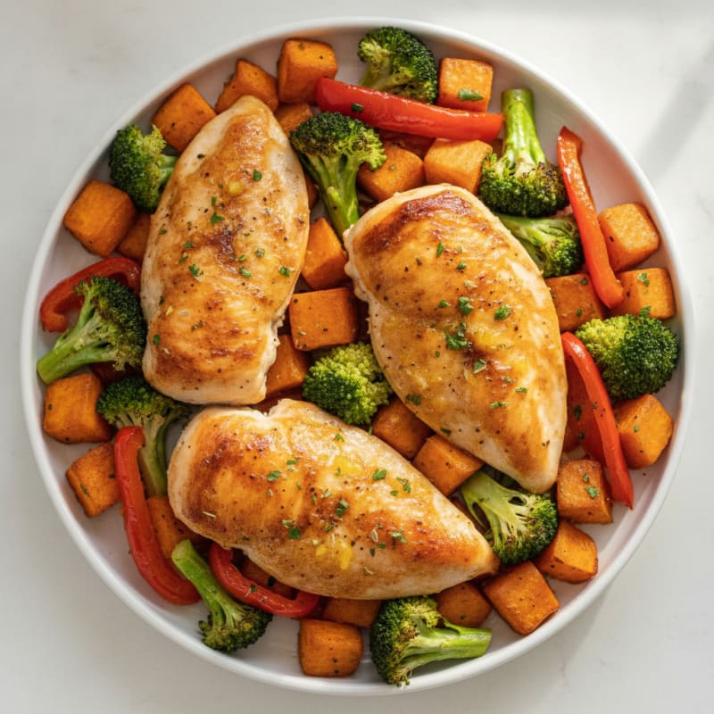 Sheet Pan Lemon Herb Chicken