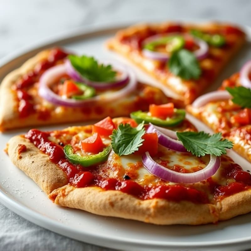 Healthy High-Protein BBQ Chicken Pizza