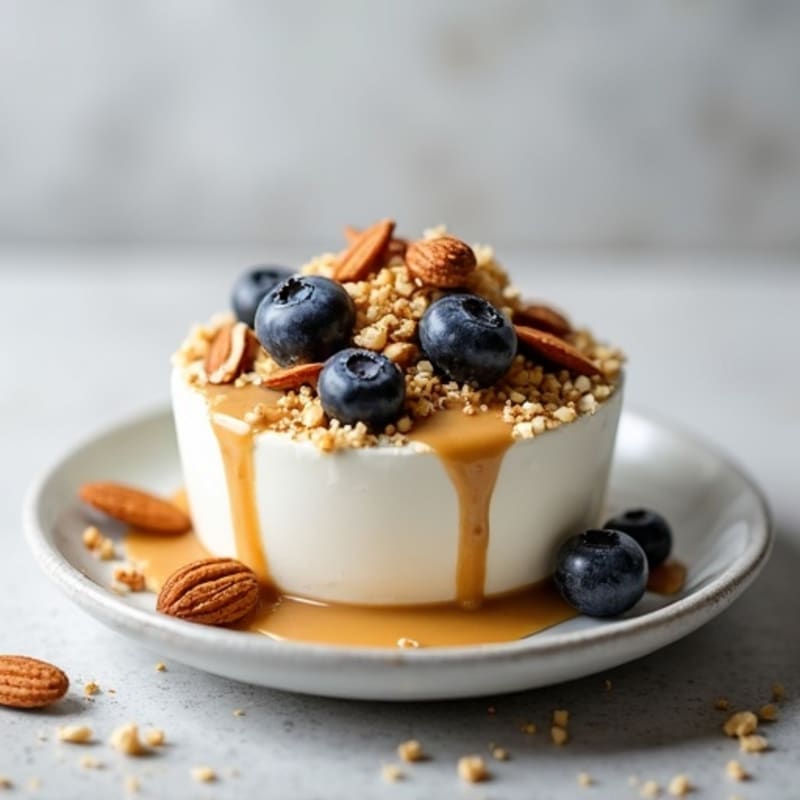 Creamy Protein Yogurt with Almond Crunch