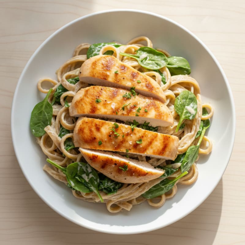 Chicken Alfredo Fettuccine Pasta