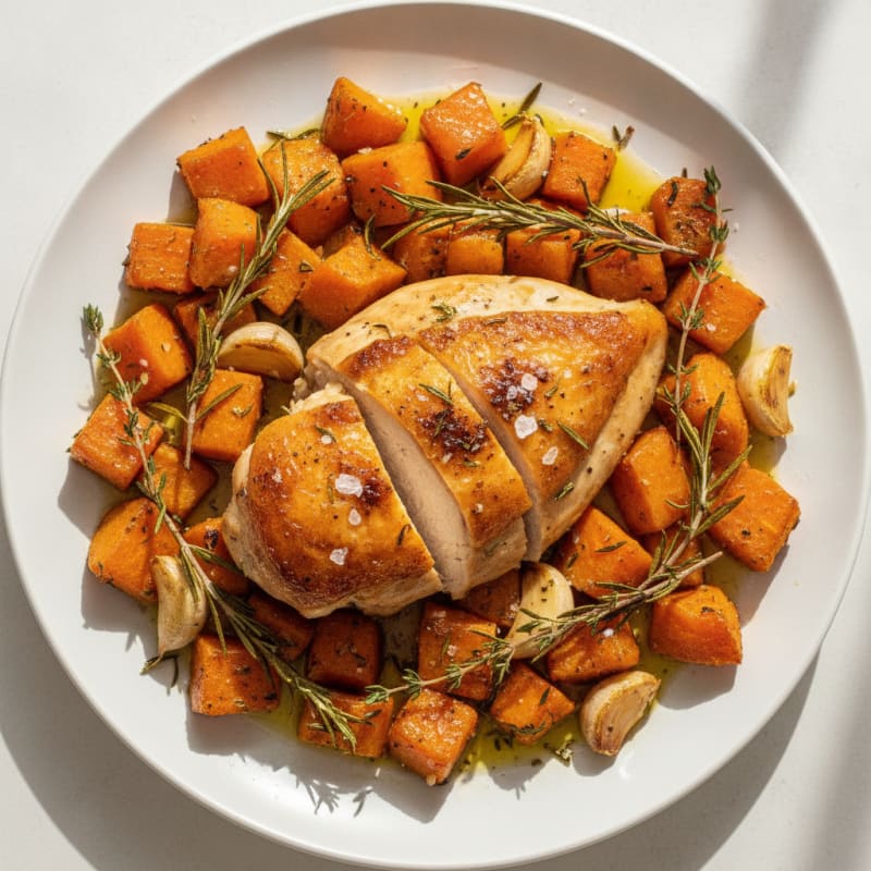 Herb-Roasted Chicken with Root Vegetables