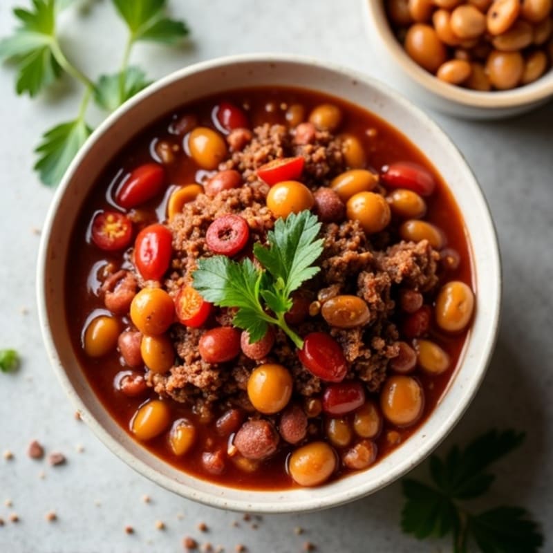Hearty Slow Cooker Beef Chili