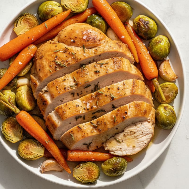 Herb-Roasted Turkey Breast with Seasonal Vegetables