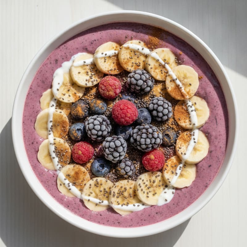 Berry Banana Breakfast Smoothie