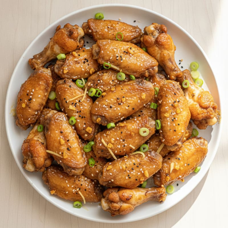 Baked Honey-Garlic Chicken Wings