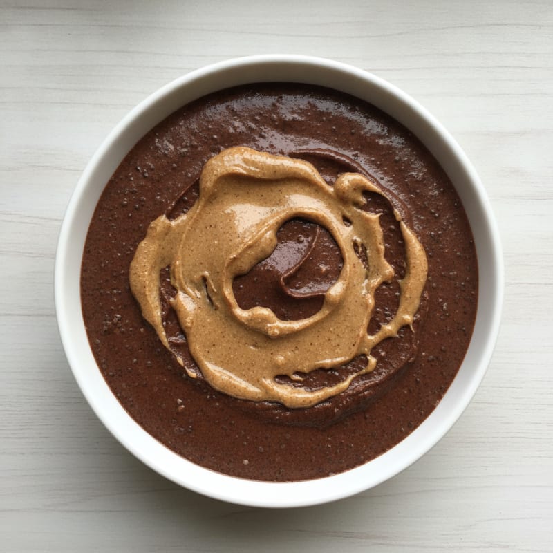 Silky Chocolate Protein Pudding with Chia Seeds