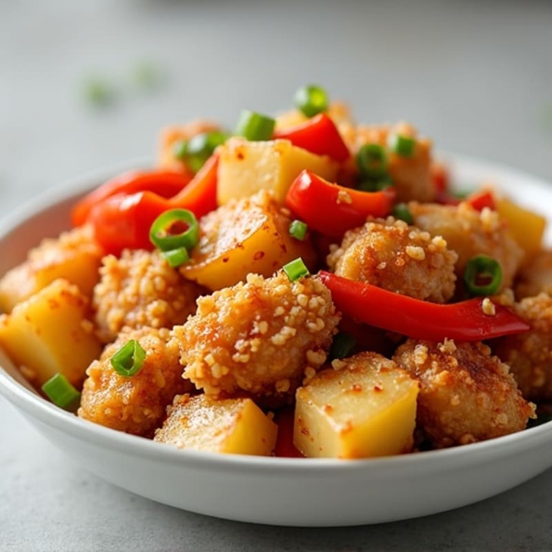Crispy Baked Sweet and Sour Chicken