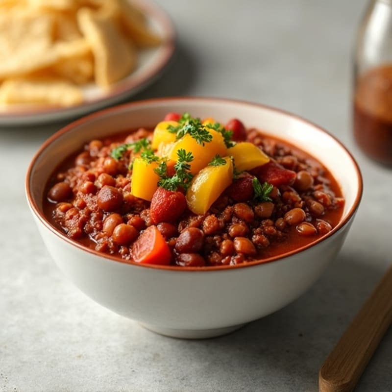 Classic Lean Beef and Bean Chili