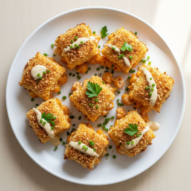 Crispy Golden Mac & Cheese Bites